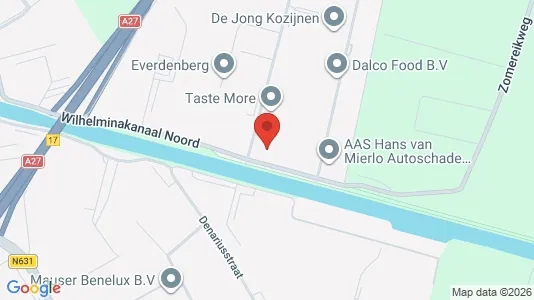 Bedrijfsruimtes te huur i Oosterhout - Foto uit Google Street View