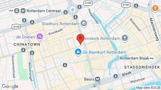 Kontorlokaler til leje i Rotterdam Centrum - Foto fra Google Street View