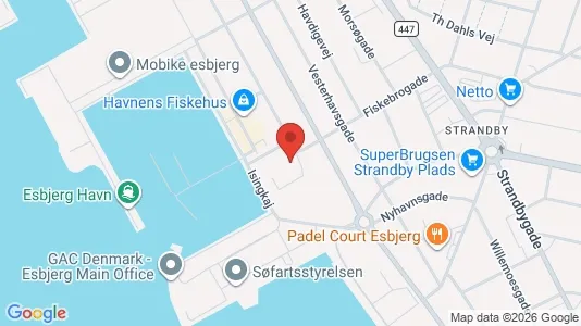 Lagerlokaler til leje i Esbjerg Centrum - Foto fra Google Street View