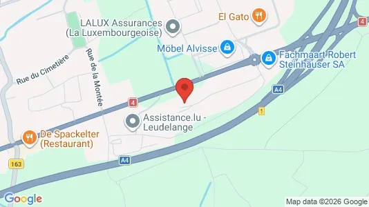Lokaler til leje i Leudelange - Foto fra Google Street View