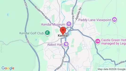 Kontorlokaler til leje i Kendal - Cumbria - Foto fra Google Street View