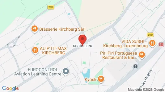 Lokale biurowe Do wynajęcia i Luksemburg - kort over placeringen