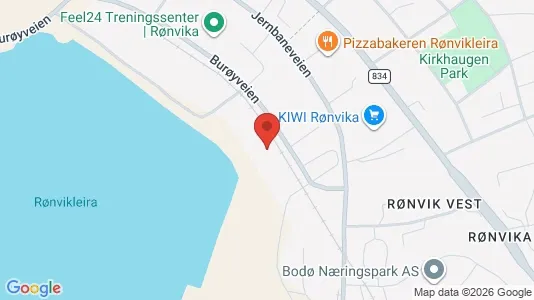 Gewerbeflächen zur Miete i Bodø – Foto von Google Street View