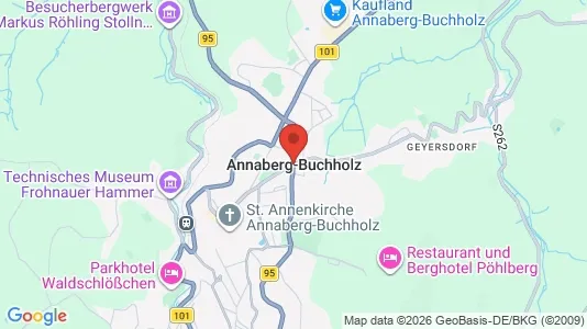Butikslejemål til leje i Erzgebirgskreis - Foto fra Google Street View