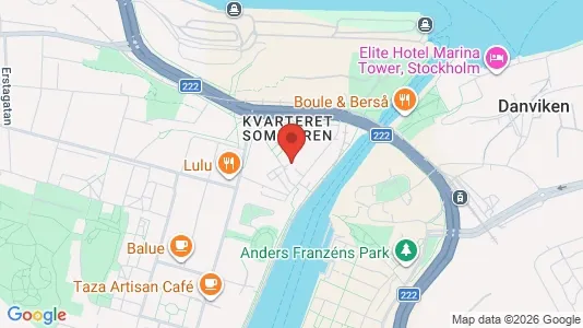 Toimistotilat Vuokrattavana i Södermalm - kort over placeringen