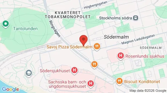 Kontorslokaler för uthyrning i Södermalm – Foto från Google Street View