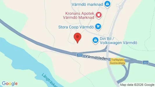 Værkstedslokaler til leje i Värmdö - Foto fra Google Street View
