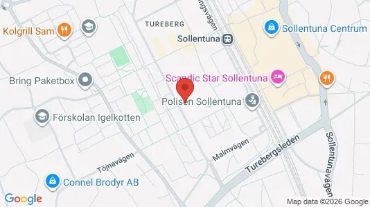 Büros zur Miete i Sollentuna – Foto von Google Street View