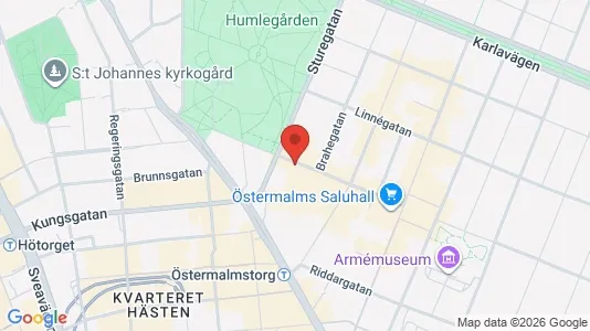 Büros zur Miete i Östermalm – Foto von Google Street View
