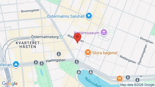 Büros zur Miete i Östermalm – Foto von Google Street View