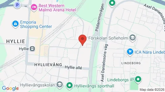 Büros zur Miete i Hyllie - kort over placeringen