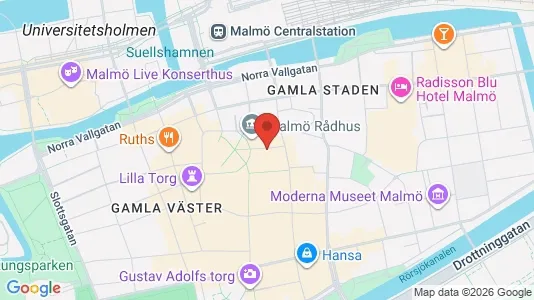 Kontorlokaler til leje i Malmø Centrum - Foto fra Google Street View