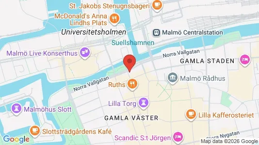 Büros zur Miete i Malmö City – Foto von Google Street View