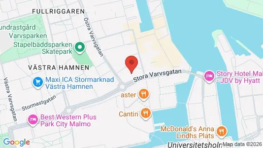 Kontorlokaler til leje i Malmø Centrum - Foto fra Google Street View
