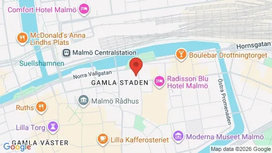 Kontorlokaler til leje i Malmø Centrum - Foto fra Google Street View