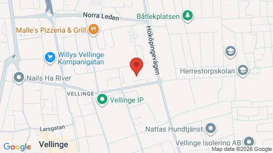Lagerlokaler til leje i Vellinge - Foto fra Google Street View
