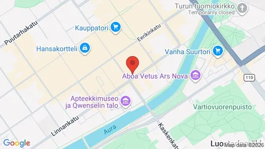 Office spaces for rent i Turku - kort over placeringen