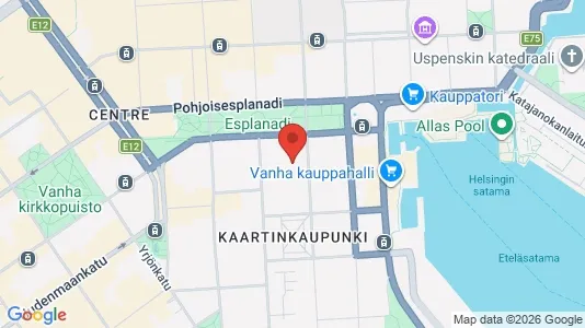 Büros zur Miete i Helsinki Eteläinen - kort over placeringen