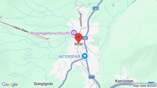 Kontorslokaler för uthyrning i Imst – Foto från Google Street View