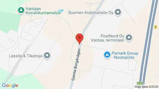 Lager til leie i Vantaa – Bilde fra Google Street View