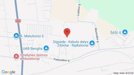 Büros zur Miete i Panevėžio m. sav. - kort over placeringen