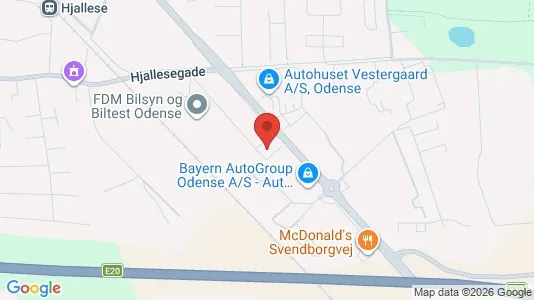Kontorlokaler til leje i Odense S - Foto fra Google Street View