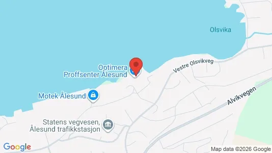Commercial properties for rent i Ålesund - kort over placeringen