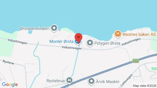 Commercial properties for rent i Ørsta - Photo from Google Street View