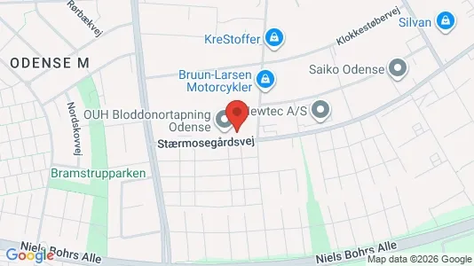 Propiedades comerciales En alquiler i Odense M - Foto de Google Street View