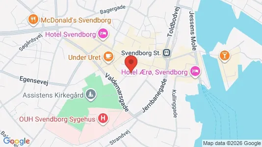 Kontorslokaler för uthyrning i Svendborg – Foto från Google Street View