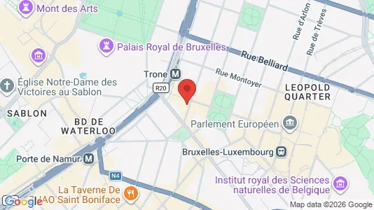 Liikekiinteistöt Myynnissä i Stad Brussel - Kuva Google Street Viewstä