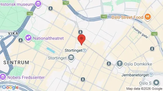 Kontorlokaler til leje i Oslo Sentrum - Foto fra Google Street View