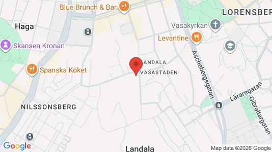 Kontorslokaler för uthyrning i Göteborg Centrum - kort over placeringen