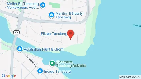 Kontorlokaler til leje i Tønsberg - Foto fra Google Street View