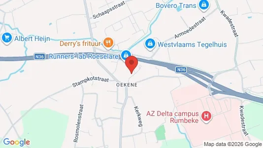 Werkstätte zur Miete i Roeselare – Foto von Google Street View