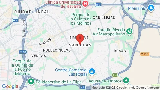 Office spaces for rent i Madrid San Blas - Photo from Google Street View
