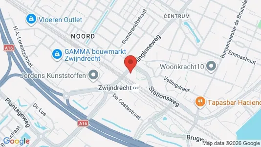 Gewerbeflächen zur Miete i Zwijndrecht – Foto von Google Street View