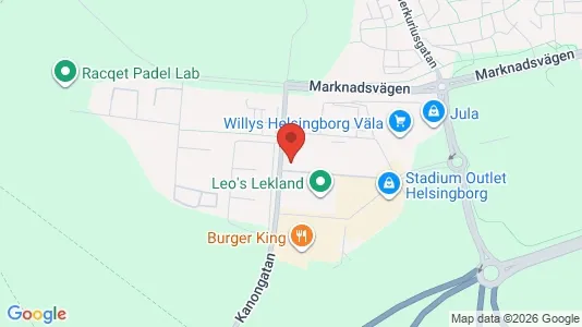 Liikekiinteistöt Vuokrattavana i Helsingborg - Kuva Google Street Viewstä