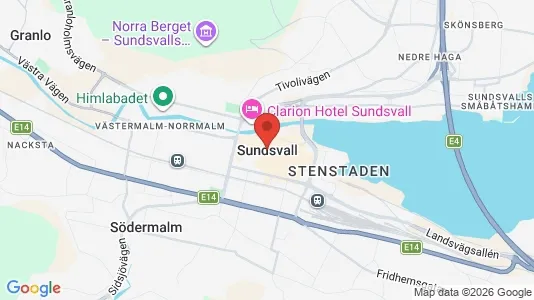 Ladenlokale zur Miete i Sundsvall – Foto von Google Street View