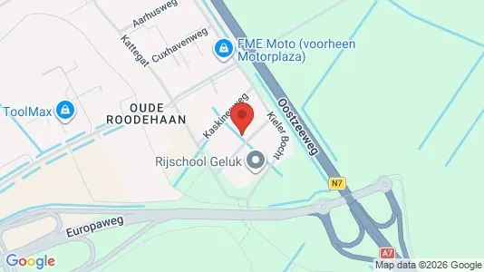 Commercial properties for rent i Groningen - kort over placeringen