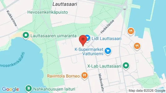 Lokaler til leje i Helsinki Eteläinen - kort over placeringen