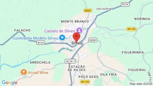 Industritomter till salu i Silves – Foto från Google Street View