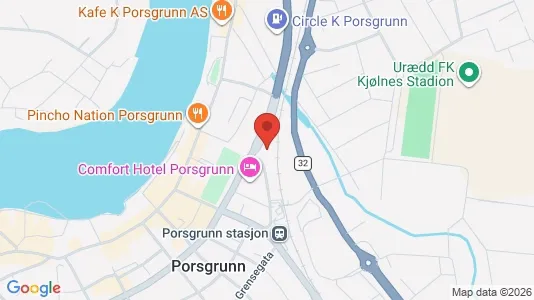 Kontorer til leie i Porsgrunn – Bilde fra Google Street View
