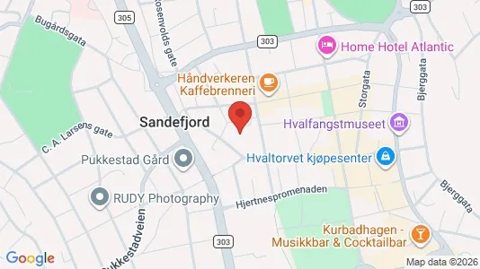 Kontorer til leie i Sandefjord – Bilde fra Google Street View