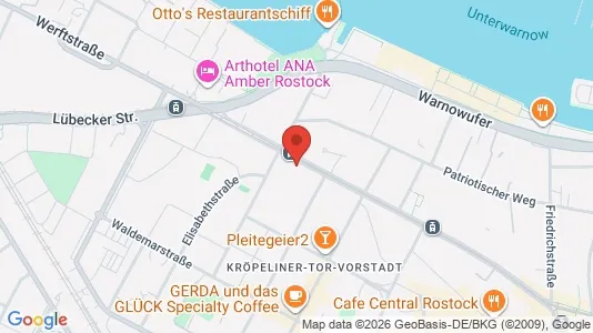 Kontorlokaler til leje i Rostock - Foto fra Google Street View