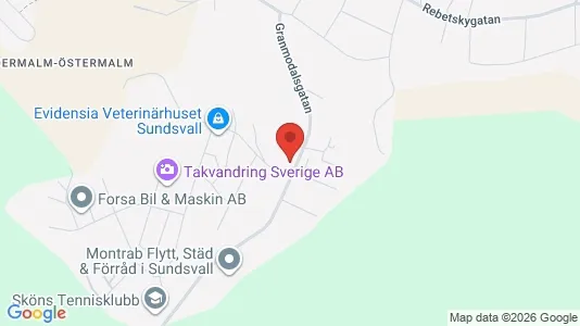 Kontorlokaler til leje i Sundsvall - Foto fra Google Street View