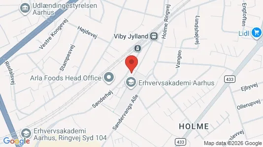 Office spaces for rent i Viby J - kort over placeringen