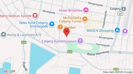Espacios de oficina En alquiler i Esbjerg - Foto de Google Street View