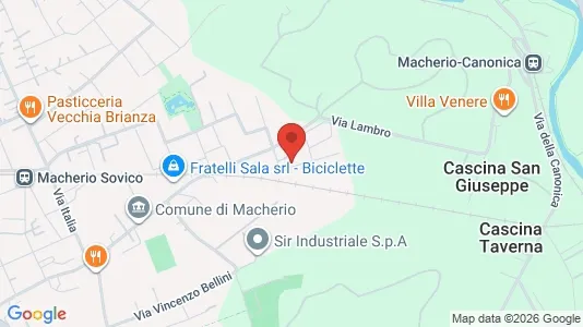 Varastot Vuokrattavana i Monza - Kuva Google Street Viewstä
