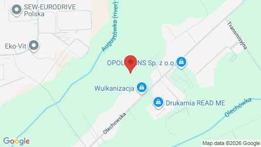 Commercial properties for sale i Łódź - kort over placeringen